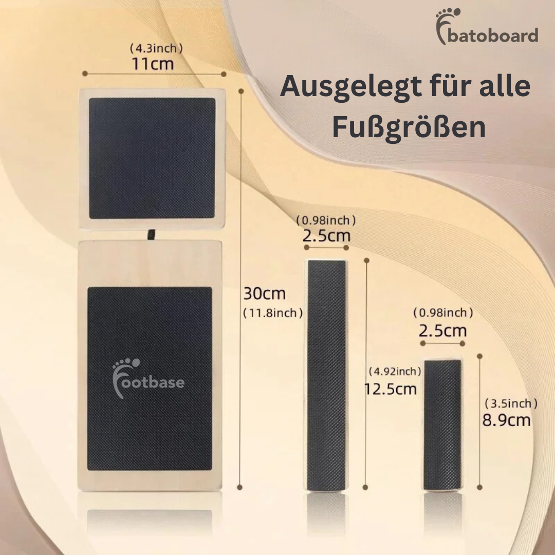 Batoboard - Fußbeschwerden aktiv entgegenwirken mit nur 2 Minuten am Tag